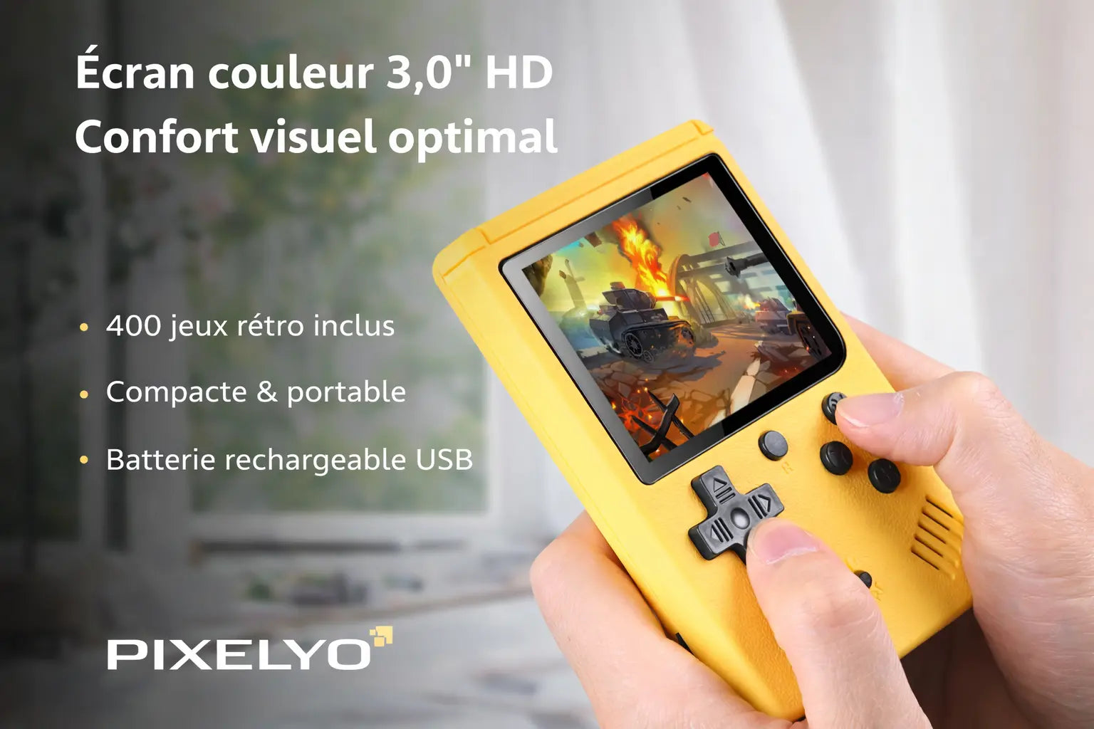 PIXELYO™  Console Rétro Portable Ma boutique